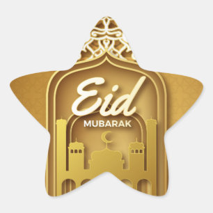 Mr. Eid Mubarak Star Sticker