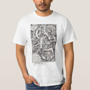Mr Emptyful, ink drawing T-Shirt