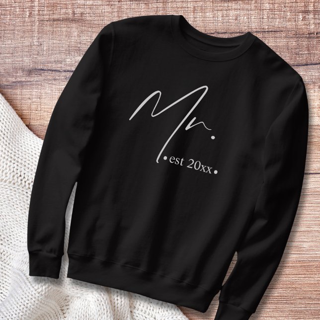 Mr established Newlywed or Engagement  Sweatshirt (Creator Uploaded)
