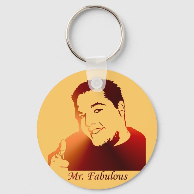 Mr. Fabulous Key Ring (Front)