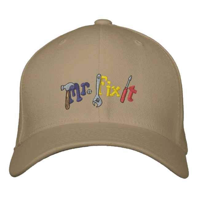 Mr Fix It Embroidered Hat (Front)