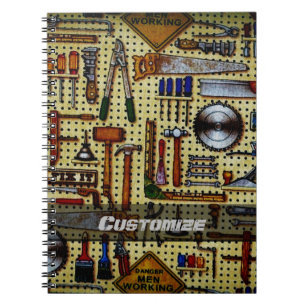 Mr. Fix It Handyman Tools  Notebook
