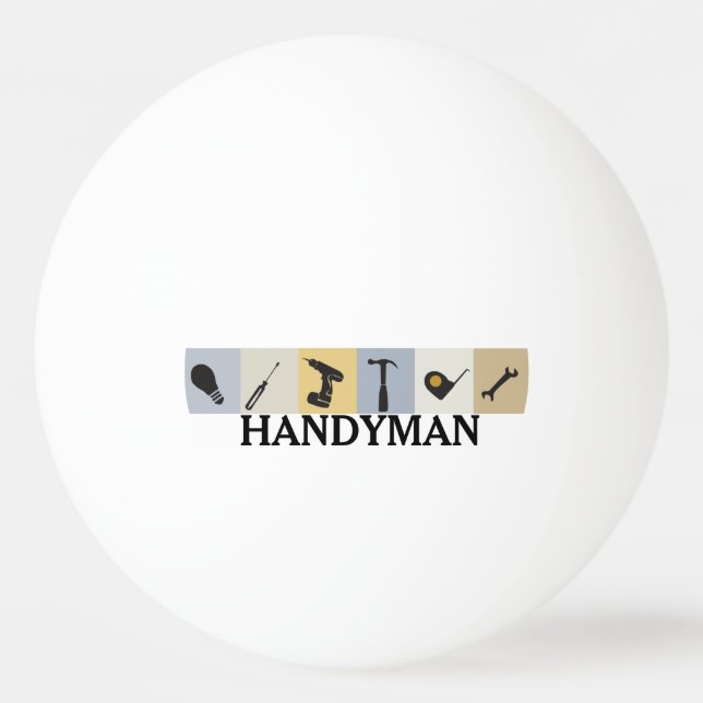 Mr.Fix It Men's Working  Tools  Light Bulb Wrench Ping Pong Ball (Front)