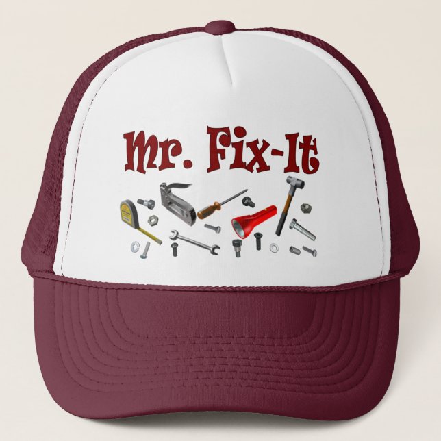 mr. fix-it trucker hat (Front)