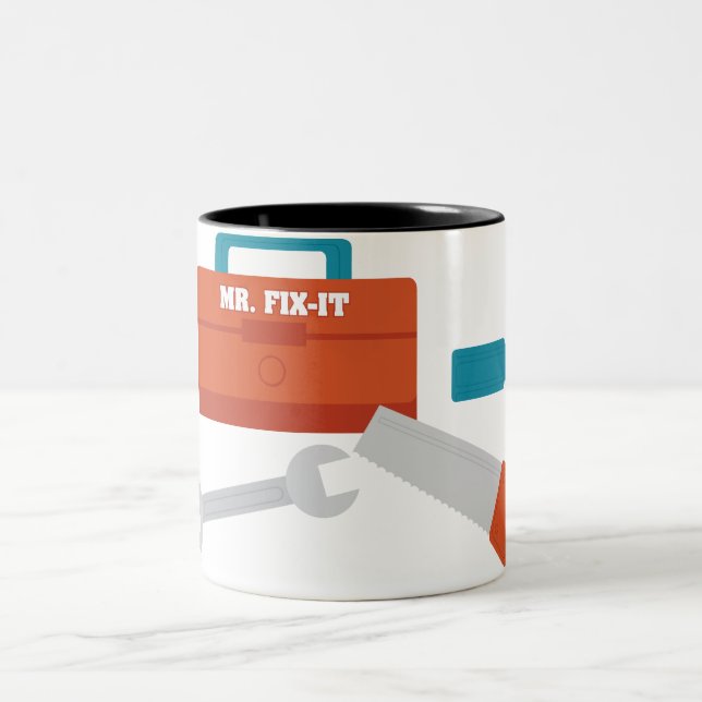 Mr. Fix-It Two-Tone Coffee Mug (Center)