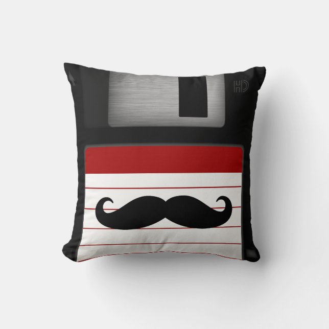 Mr. Floppy Disc pillow (Front)