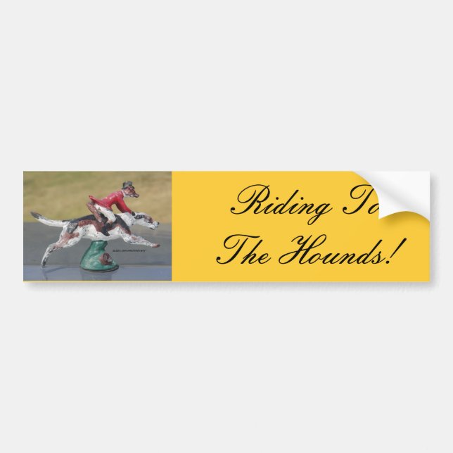 Mr. Fox Cross-Country Bumper Sticker (Front)