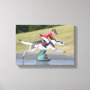Mr Fox Foxhunting Canvas Print
