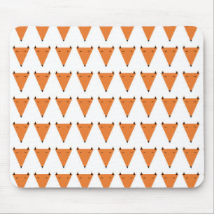 Mr Fox Pattern Mouse Pad