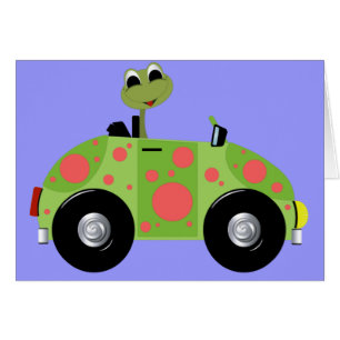 Mr Froggy and His Spotted Car