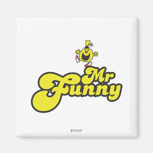 Mr. Funny Dancing On His Name Magnet