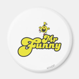Mr. Funny Dancing On His Name Magnet