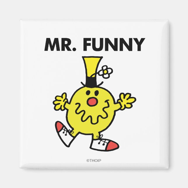 Mr. Funny | Funny Face Magnet (Front)