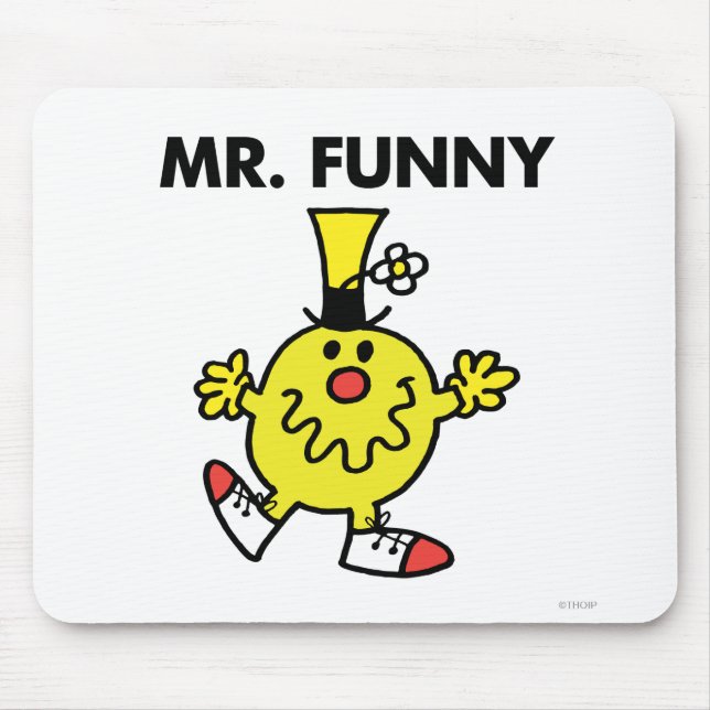 Mr. Funny | Funny Face Mouse Pad (Front)