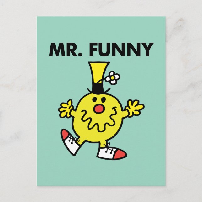 Mr. Funny | Funny Face Postcard (Front)