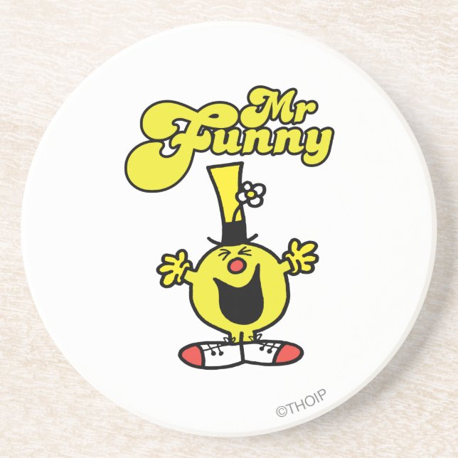 Mr. Funny Laughing Hysterically Coaster (Front)