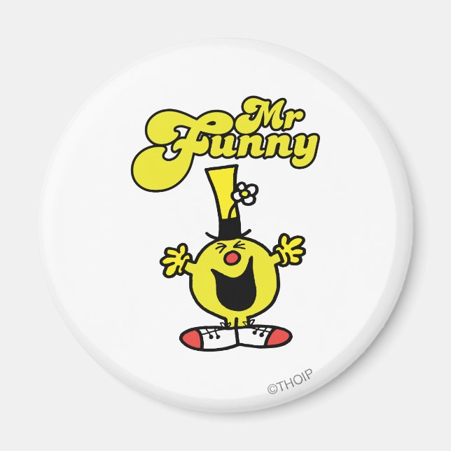 Mr. Funny Laughing Hysterically Magnet (Front)