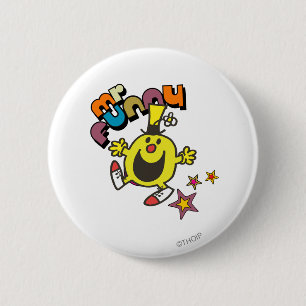 Mr. Funny Shining Stars 6 Cm Round Badge