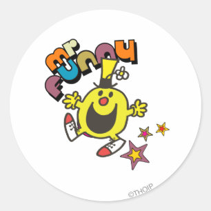 Mr. Funny   Shining Stars Classic Round Sticker