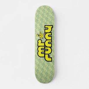 Mr. Funny Yellow Lettering Skateboard