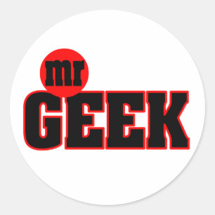 Mr Geek Sticker