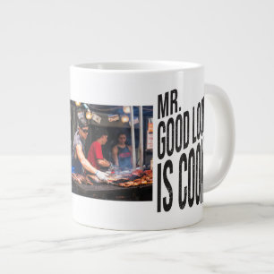 Mr Good Looking Is Cooking Funny Chef Father's Day Large Coffee Mug