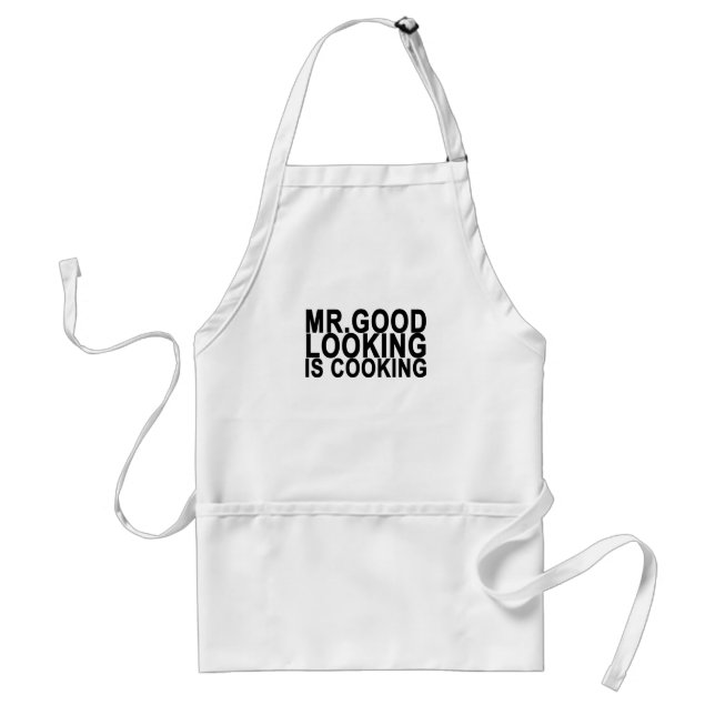 MR.GOOD LOOKING IS COOKING . STANDARD APRON (Front)