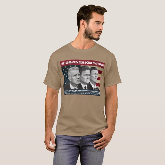 Mr. Gorbachev, Tear Down This Wall! T-Shirt (Front Full)