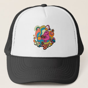 Mr. Greedy Colourful Swirls & Stars Trucker Hat