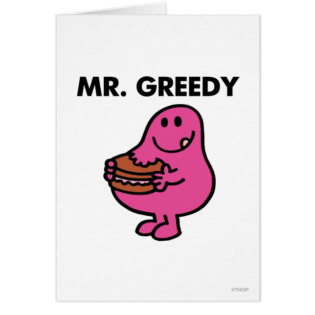 Mr. Greedy Eating Cake (Front)