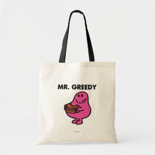 Mr. Greedy Eating Cake Tote Bag