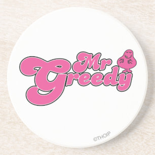 Mr. Greedy Standing Around Coaster