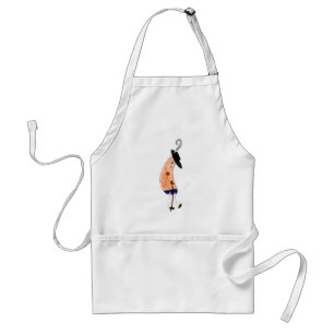 mr,grillwurst makes a bbq standard apron