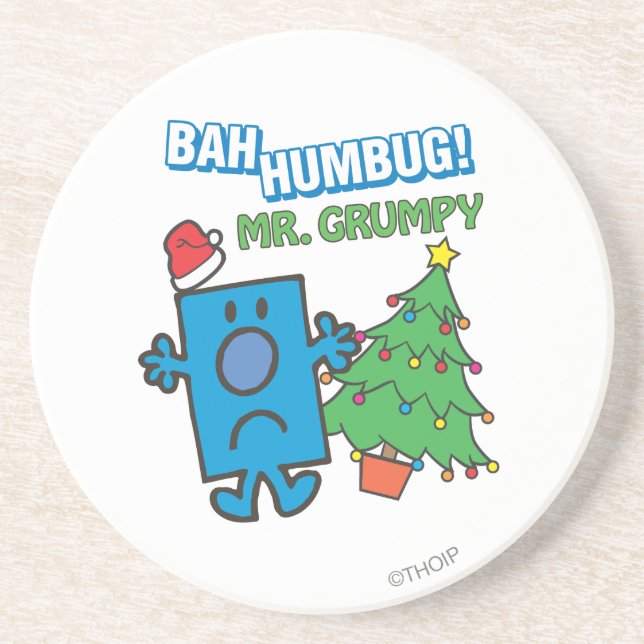 Mr. Grumpy | Bah Humbug Coaster (Front)