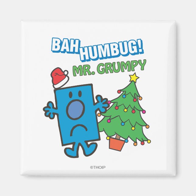 Mr. Grumpy | Bah Humbug Magnet (Front)