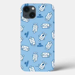 Mr Grumpy   Blue Emotion Toss Pattern iPhone 13 Case