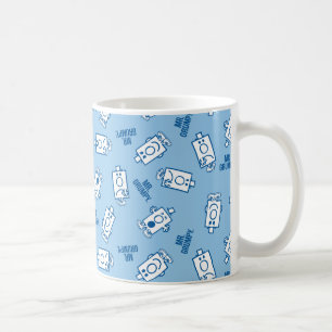 Mr Grumpy   Blue Emotion Toss Pattern Coffee Mug
