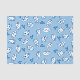 Mr Grumpy Blue Emotion Toss Pattern Tissue Paper