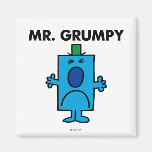 Mr. Grumpy   Frowning Face Magnet