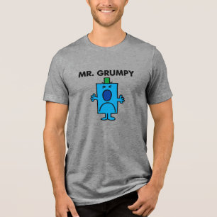 Mr. Grumpy Frowning Face Tri-Blend Shirt