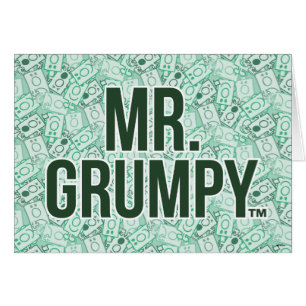 Mr Grumpy   Green Name and Character Toss Pattern