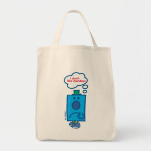Mr Grumpy I Don't Like Mondays Thought Bubble Tote Bag