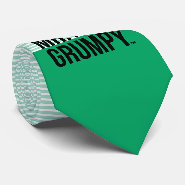 Mr Grumpy | Peeking Head Over Name Tie (Rolled)