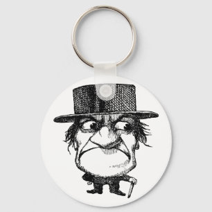 Mr Grumpyhead Key Ring