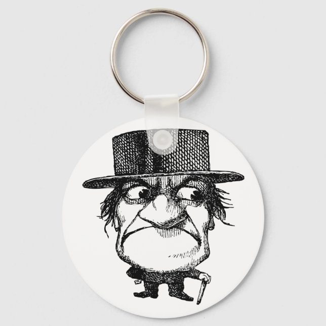 Mr Grumpyhead Key Ring (Front)