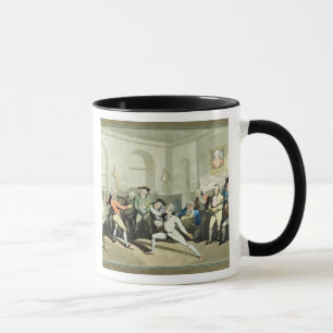 Mr H Angelo's Fencing Academy, engraved by Charles Mug