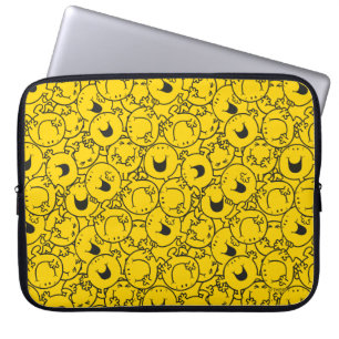 Mr Happy Batch of Yellow Smiles Pattern Laptop Sleeve