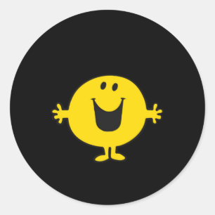 Mr Happy Classic Round Sticker