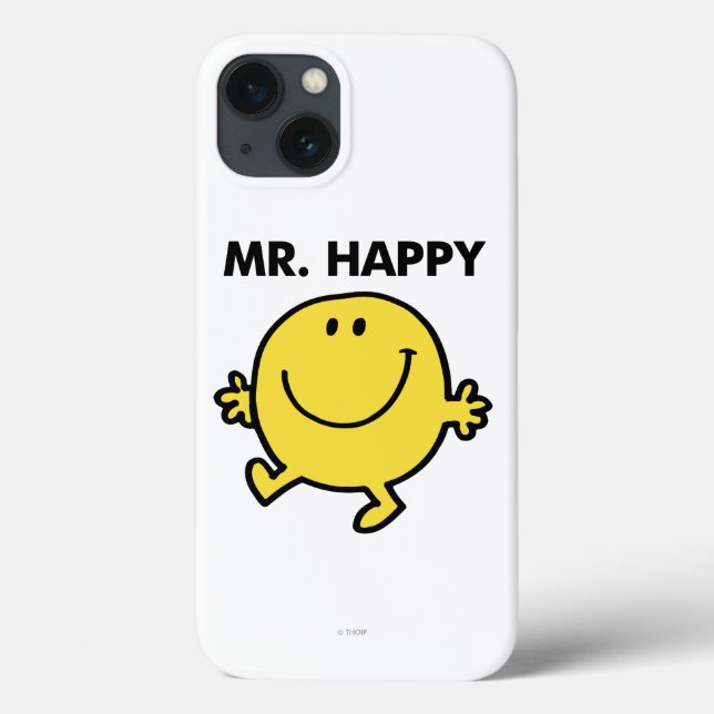 Mr. Happy | Dancing & Smiling Case-Mate iPhone Case (Back)