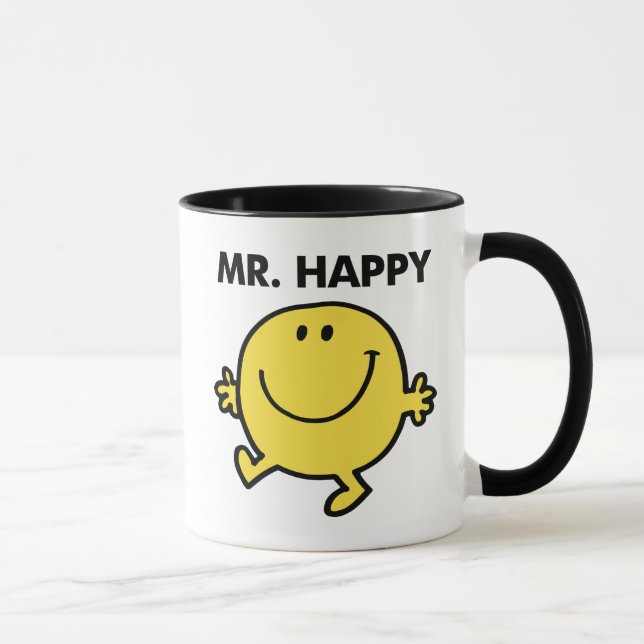 Mr. Happy | Dancing & Smiling Mug (Right)